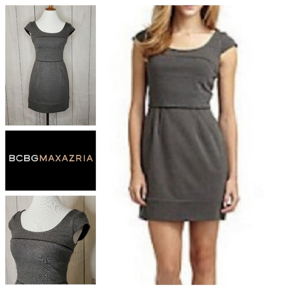 bcbg grey dress